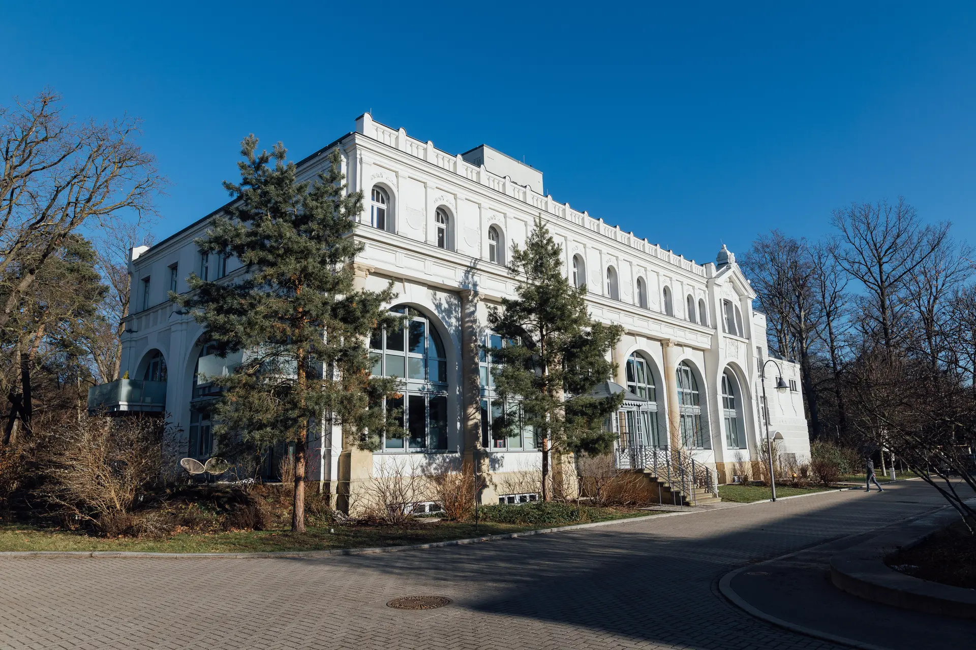 The historic Herrenbad building